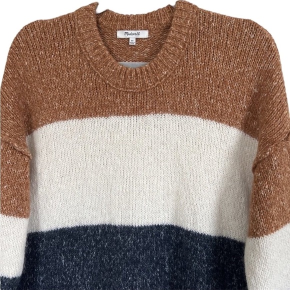 MADEWELL Striped Baxter Sweater Tunic Size XS - Picture 5 of 10